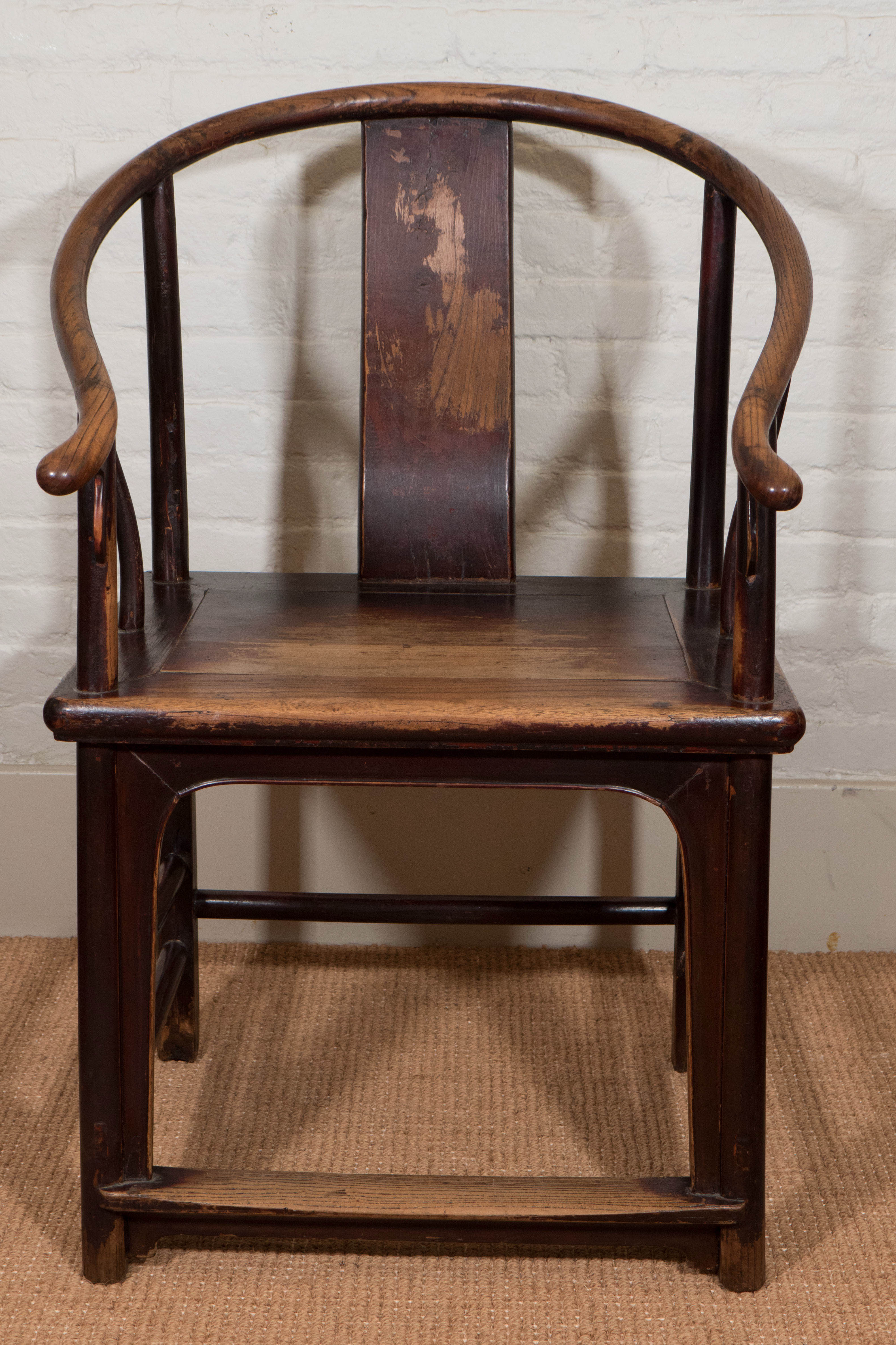 A Pair of 18th Century Chinese Horseshoe Chairs For Sale