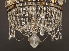 Late 18th Century-Early 19th Century Crystal Waterford Chandelier