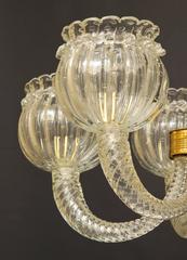 Mid-Century Venetian Glass Chandelier by "Barovier & Toso"