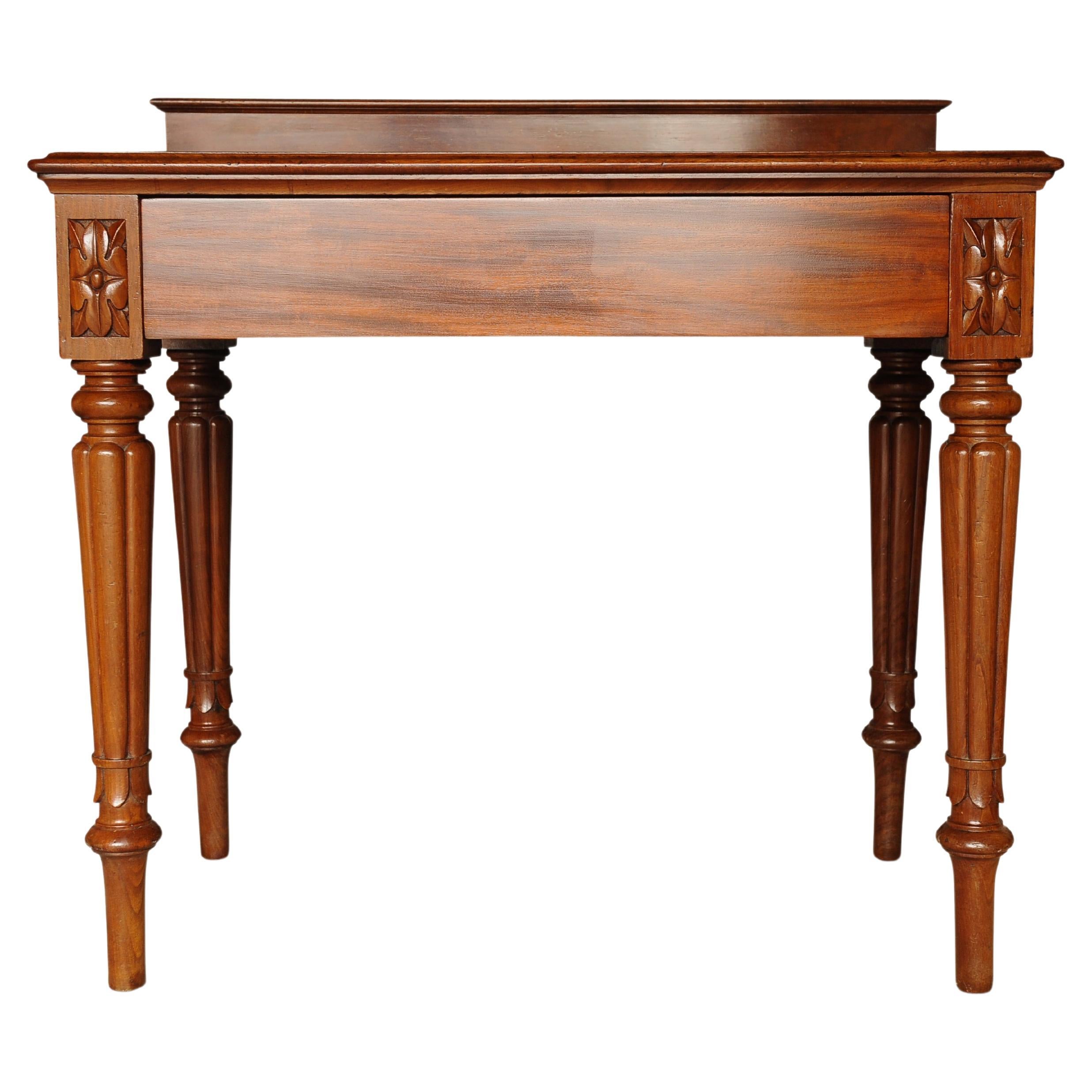 Victorian Single Drawer Hallway Table by Johnstone and Jeanes of London  For Sale