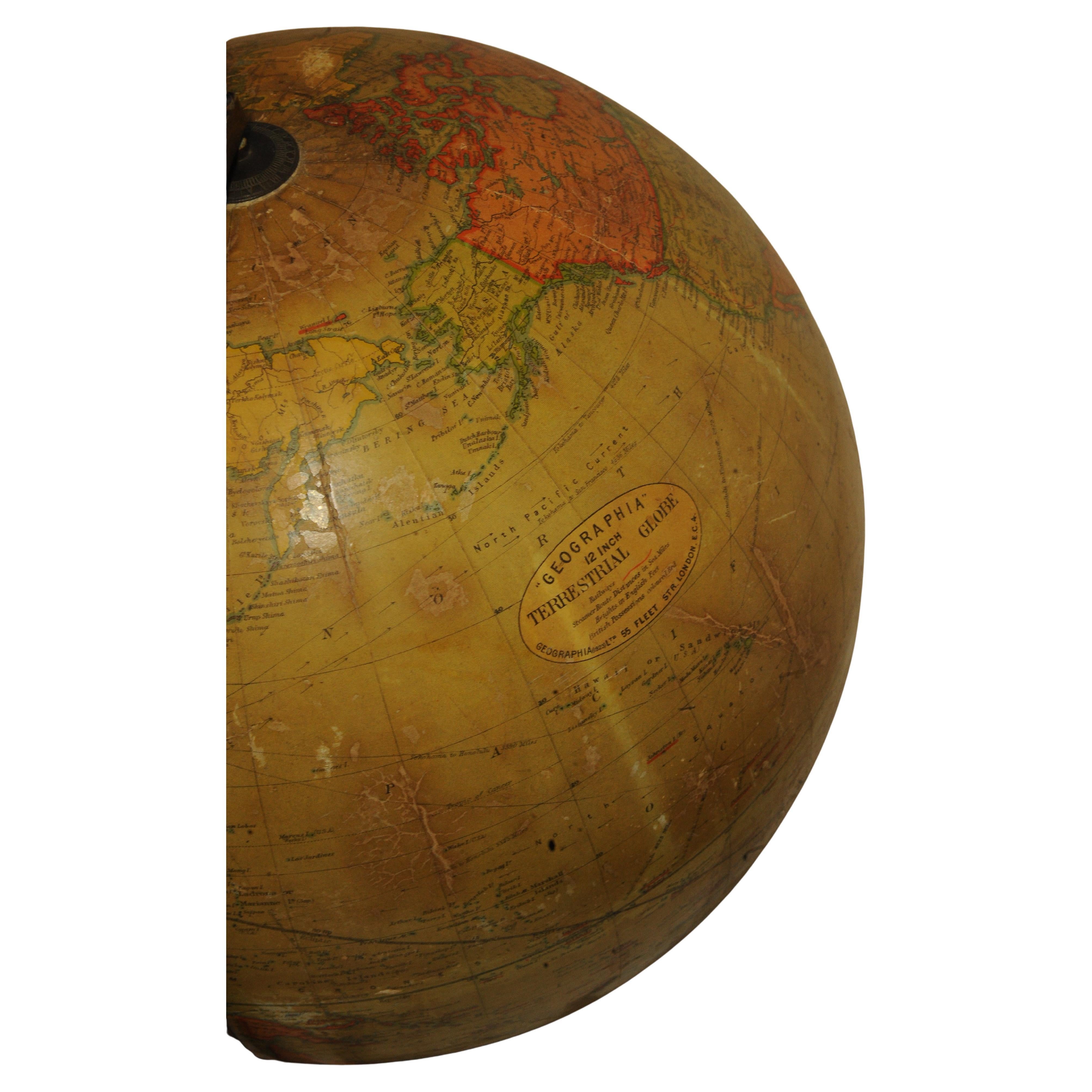 antique world globes for sale australia
