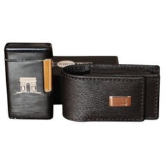 Briquet Dunhill Salaam Namiki rare, orné d'un motif représentant l'Arc de Triomphe