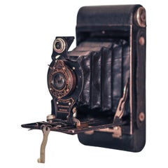 Antique Eastman Kodak No 2 Folding Autographic Brownie Camera 120 Rollfilm Camera 