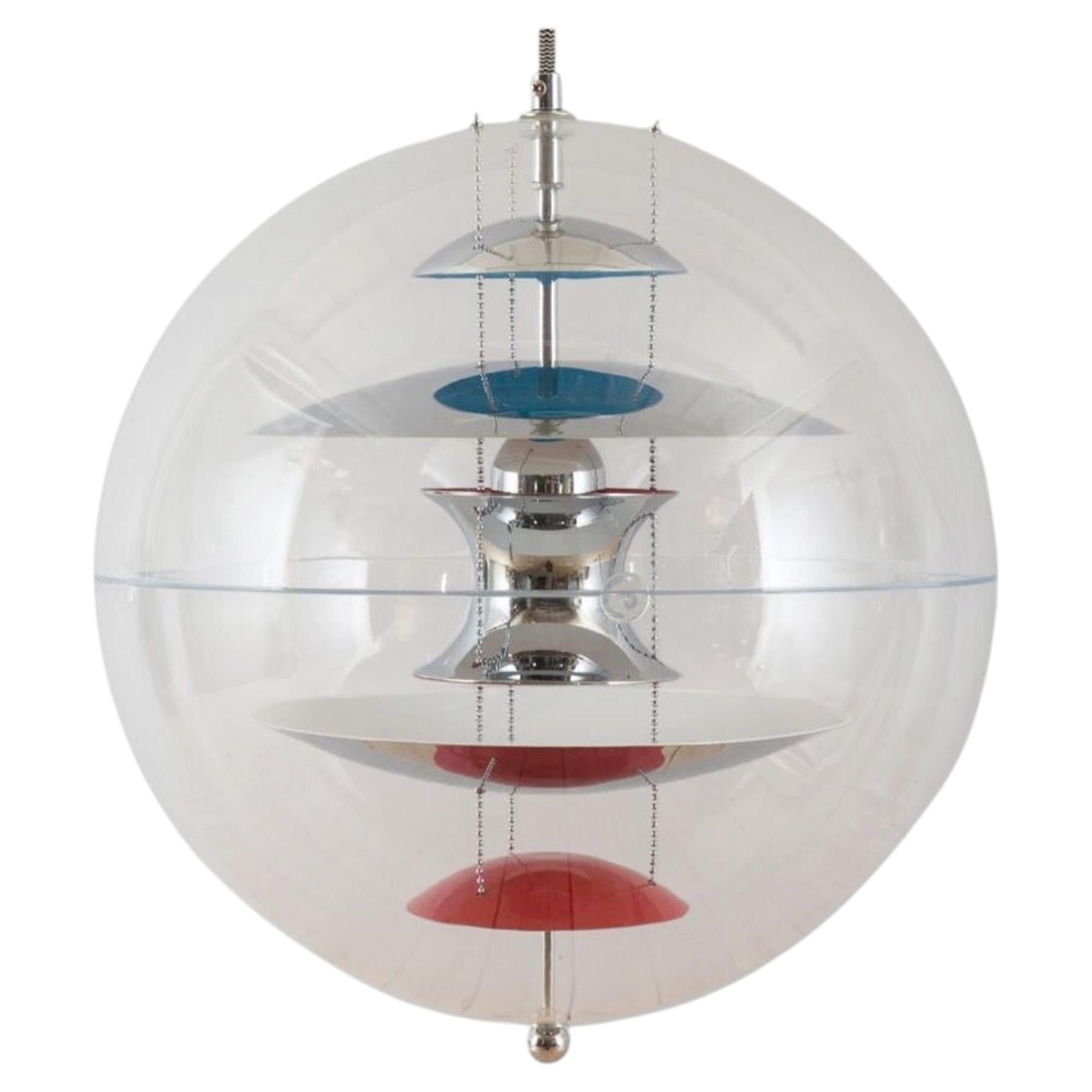 Verner Panton CS607 Lucite Ceiling Pendant Light by Frandsen Lighting of Denmark For Sale