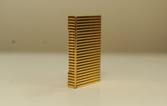 S.T. Dupont 18 carati placcato oro Briquet De Poche  Accendino con scatola originale