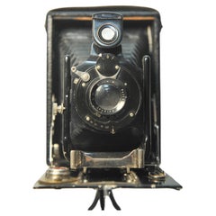 Antique ICA Volta 125 Camera Folding Bed Camera For 9x12cm Plates With Ica Periskop