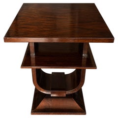 Art Deco Design Elegant Square Lamp Table Sourced From The Beaumont Hotel