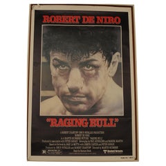 Affiche originale du film Raging Bull, Robert De Niro Martin Scorcese, 1980
