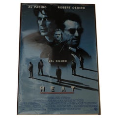 Heat Poster originale del film Robert De Niro, Al Pacino, Val Mann Michael Mann