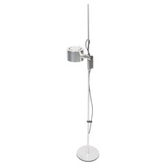 Stehlampe aus gebürstetem Aluminium mit Rise & Fall Spot von Peter Nelson & Ronald Holmes