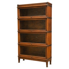 1920s Antique Globe Wernicke Stacking Barrister's Bookcase, USA