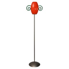 Rare Italian Barovier & Toso Previously Owned By Elton John Murano Floor Lamp