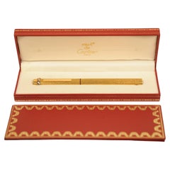 Penna roller classica Cartier Vendome Trinity placcata oro 18 ct.