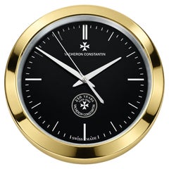 Vacheron Constantin Art-Déco-Quarz-Wanduhr aus Metall und Glas