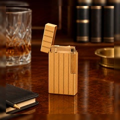 Dupont 18ct Gold Plate Ligne 1 Lighter With Box Serviced