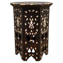 Early 19th Century Moorish Octagonal Tabouret Table with Decorative Elements