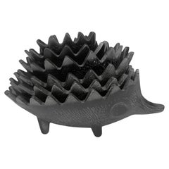 Soviet Hedgehog Nesting Dishes in Blackened Zinc, circa 1960–70