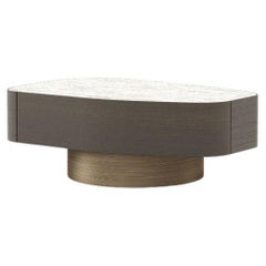 Table de nuit minimaliste en pierre, fabriquée à la main par Stylish Club