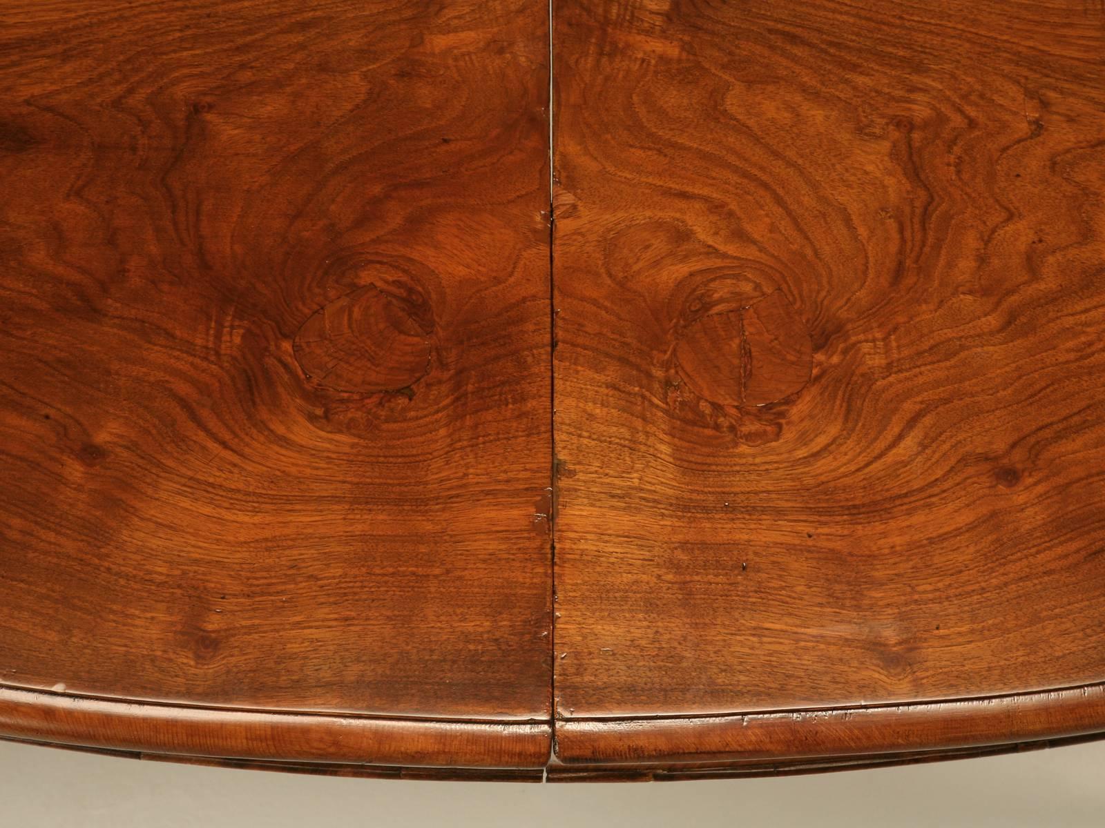 burl walnut table