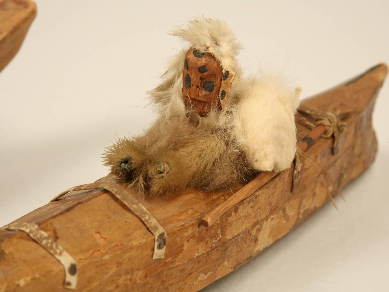Eskimo Kayak's from a Private Collection In Fair Condition In Chicago, IL