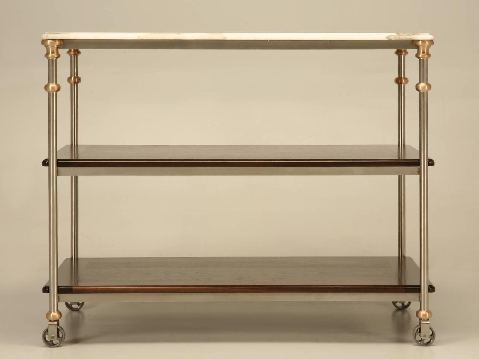 stainless steel kitchen island
