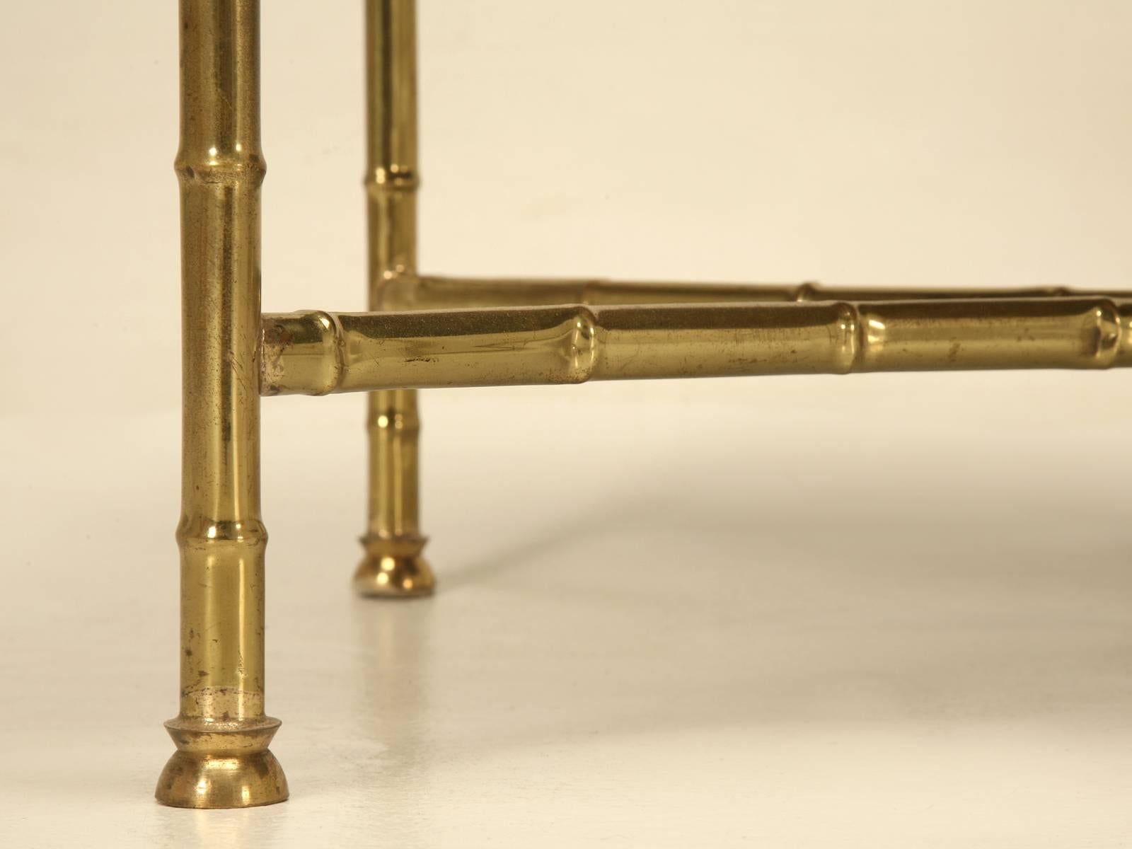 Brass Coffee Table in the Style of Bagues 4