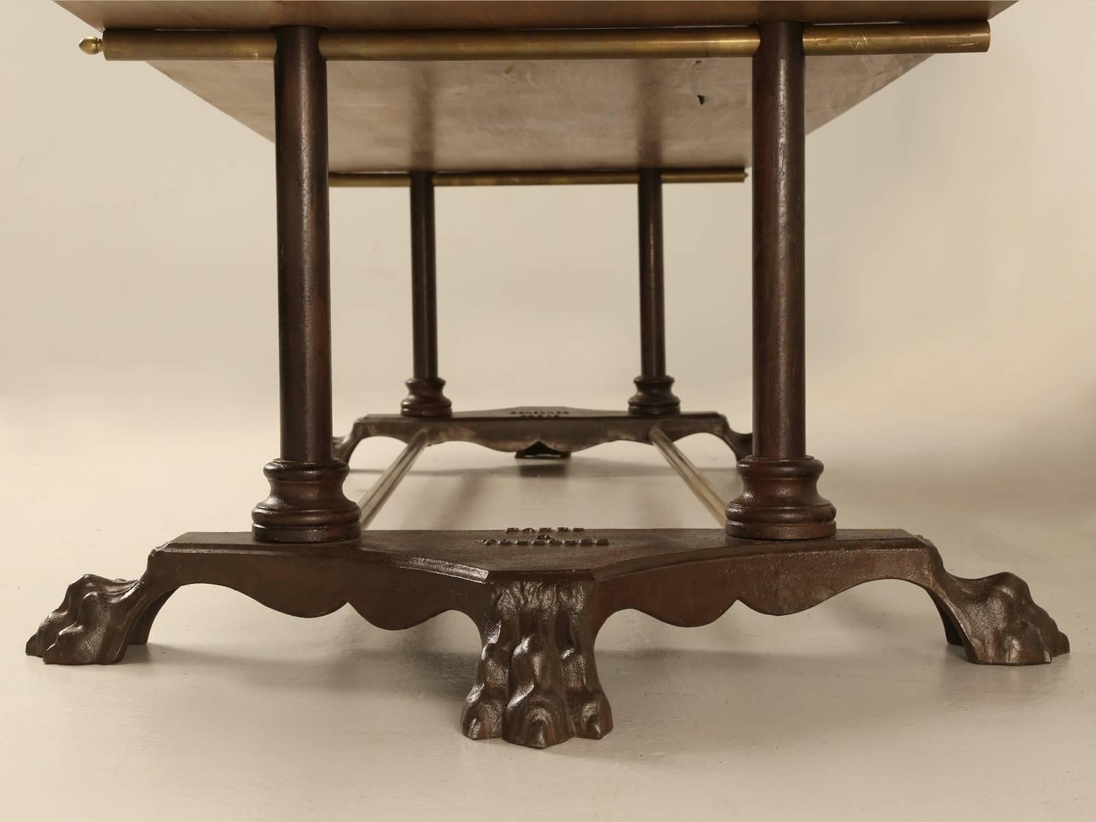 Early 20th Century French Antique Etagere or Store Display Stand Cast Iron Base From Toulouse c1900