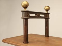 Französisch Antike Etagere oder Store Display Stand Gusseisen Basis von Toulouse c1900