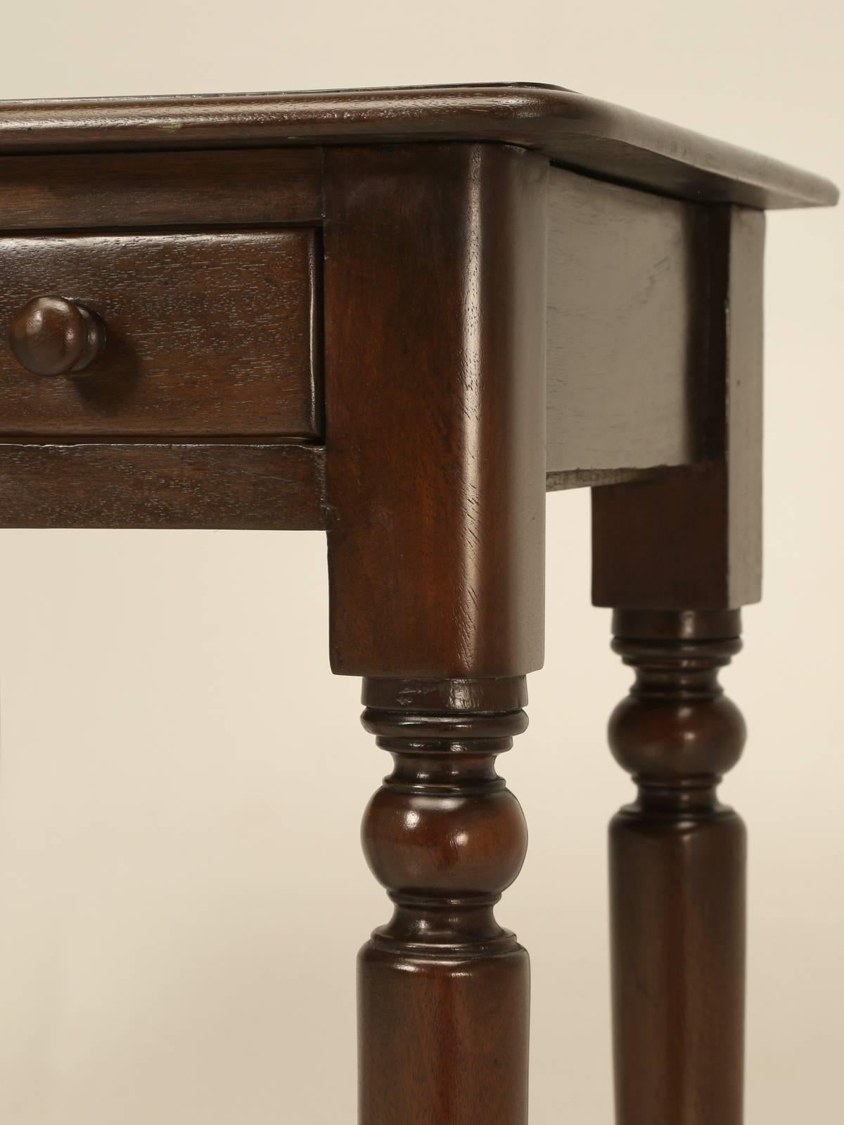Wood Antique French Console Table or Ladies Small Writing Desk, Restored circa 1800s For Sale