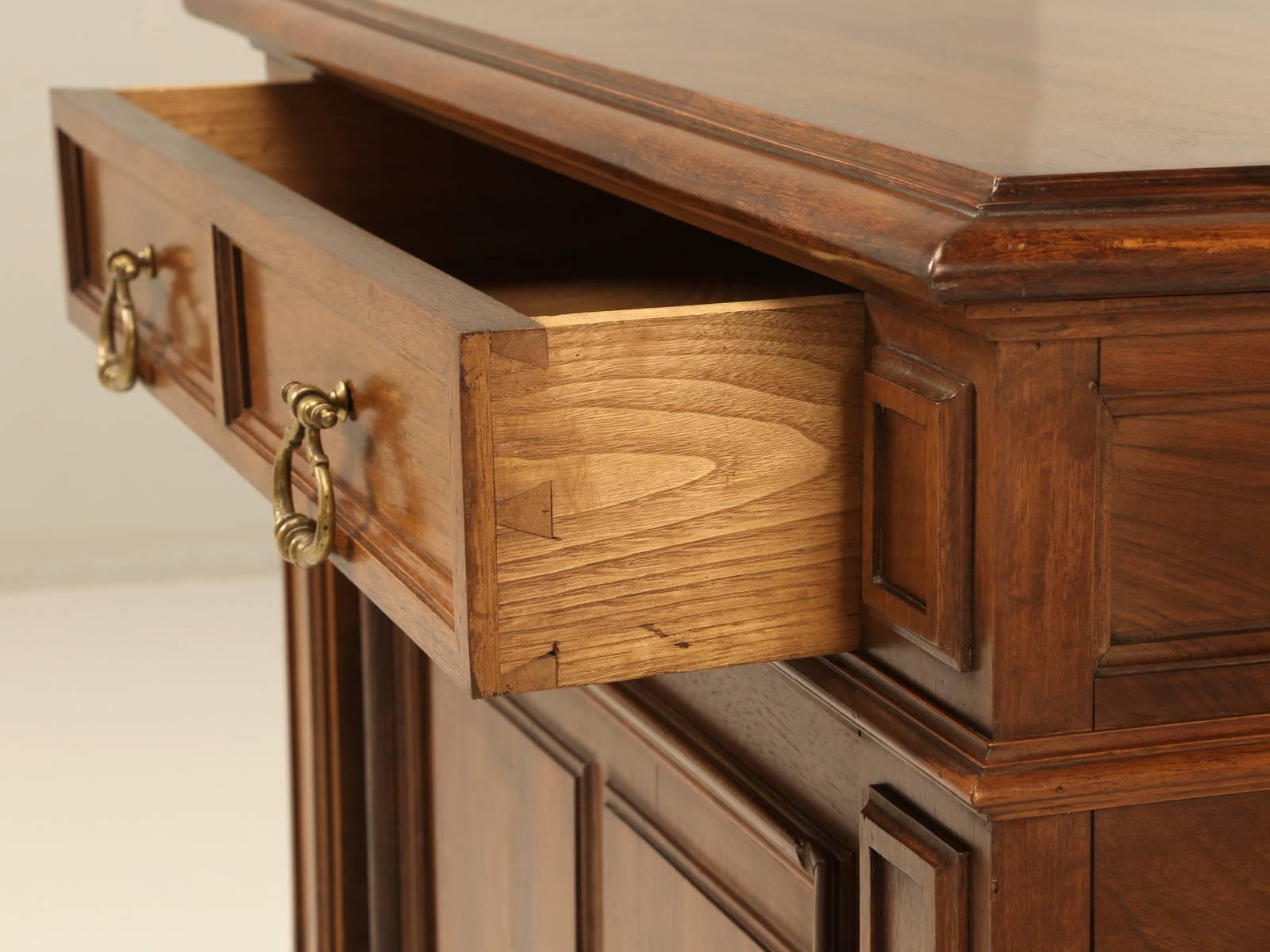 Country French Walnut Buffet or Cupboard