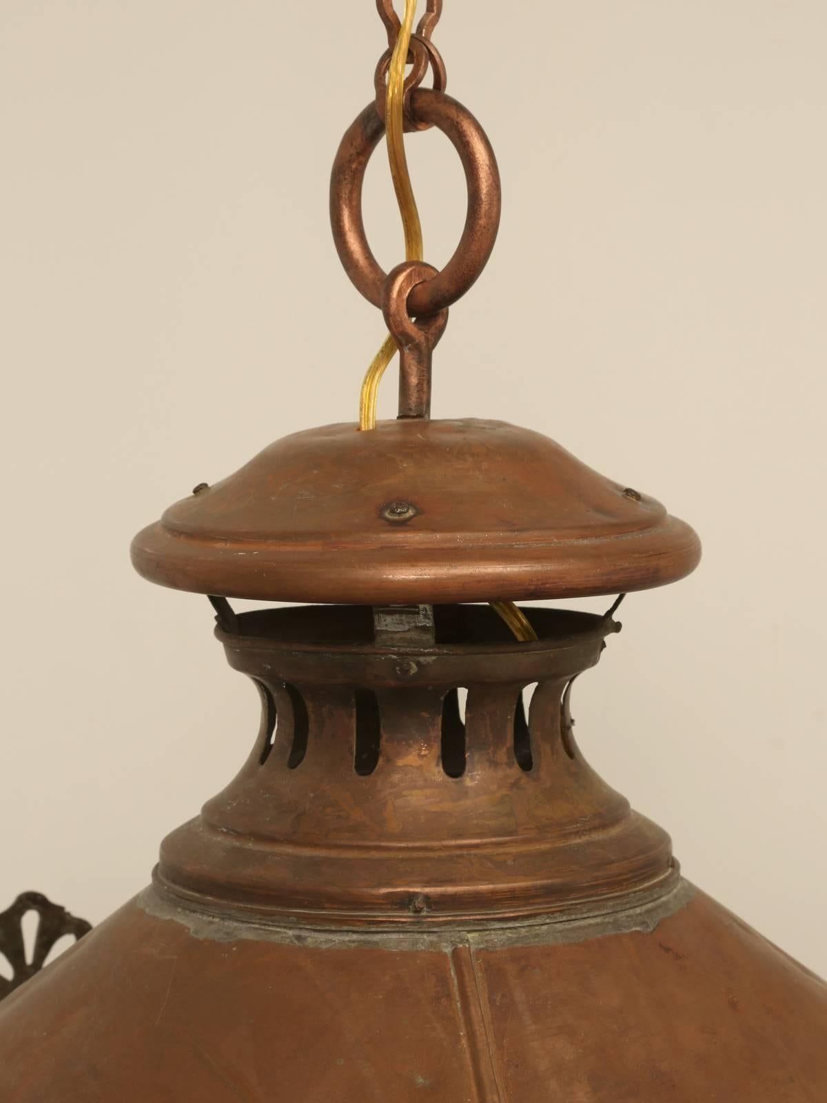 vintage copper lantern