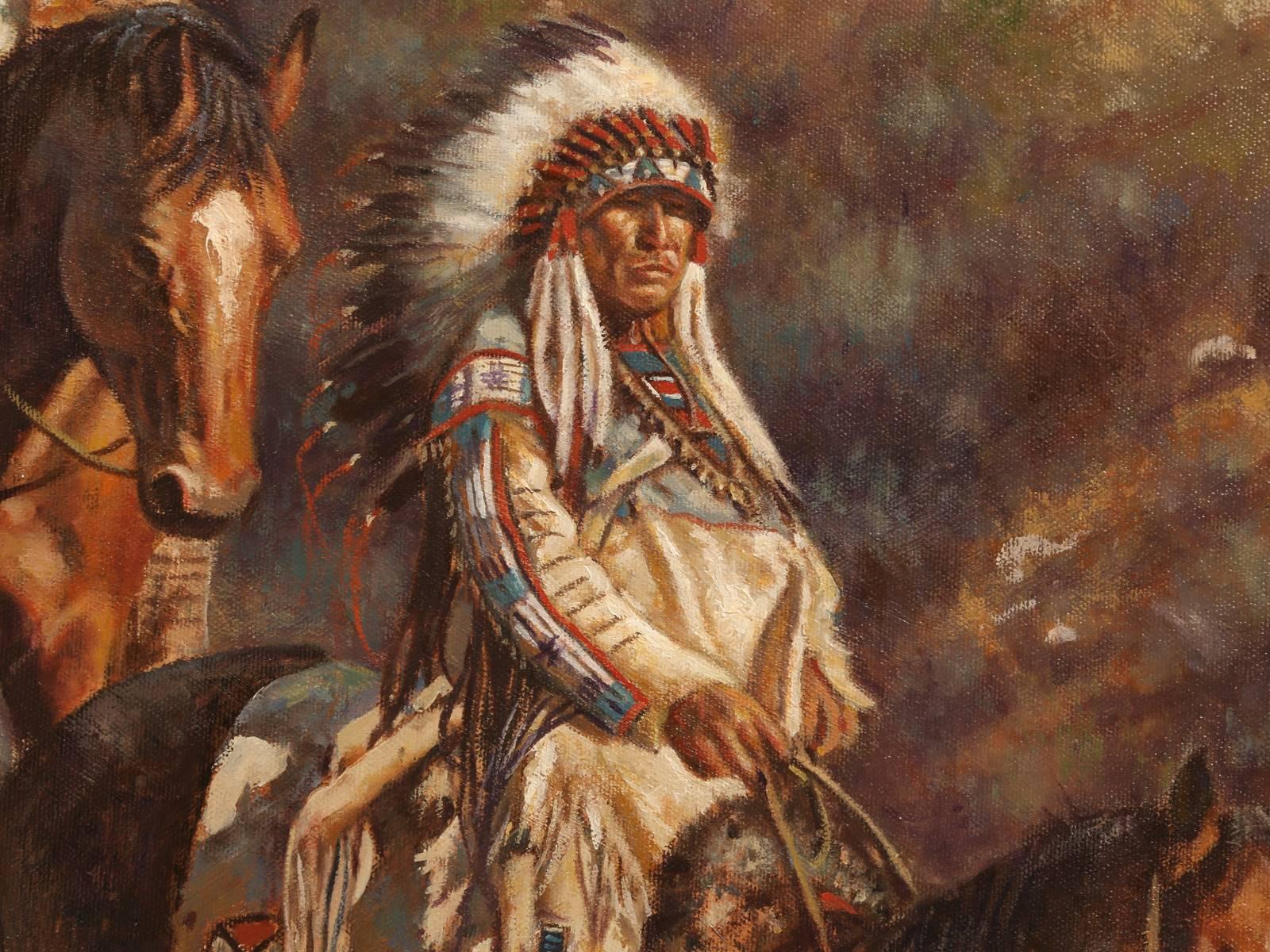 Contemporary Don Oelze Native American Painting