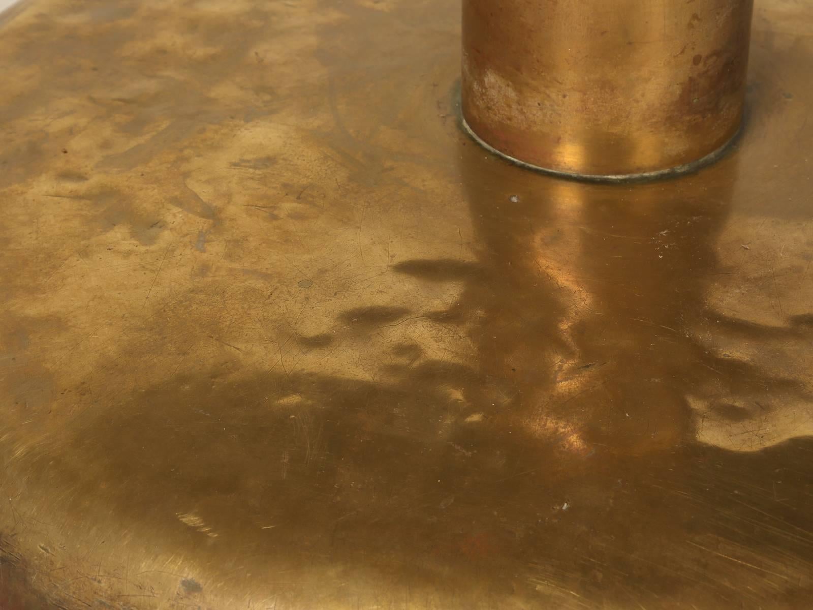 Brass and Black Glass Dining Table 2