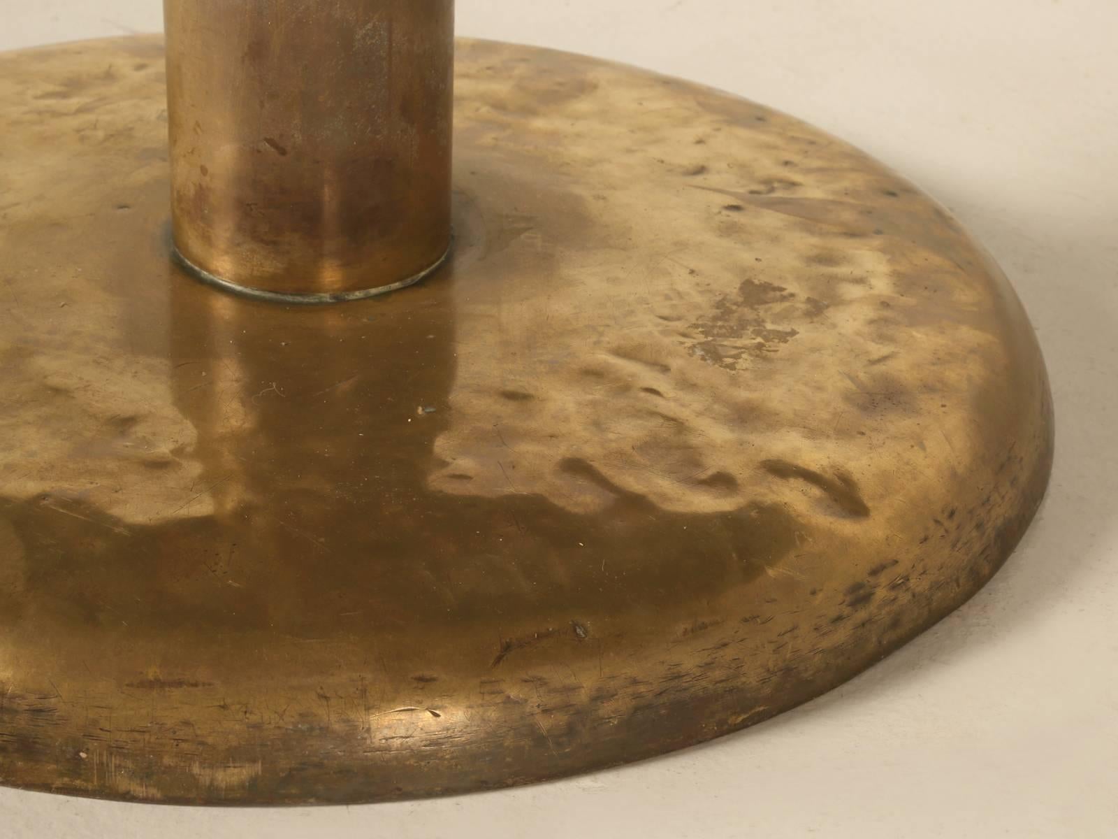 Brass and Black Glass Dining Table 3