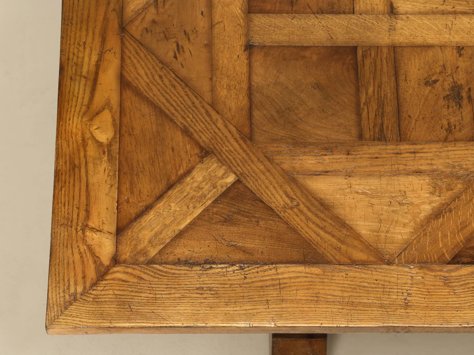 french trestle dining table