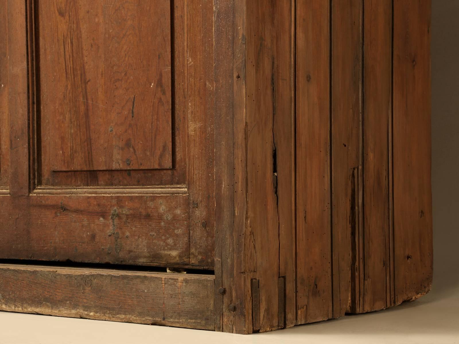 Ancienne armoire à sellerie française en bois Finition originale Bibliothèque possible Fin des années 1800 en vente 3