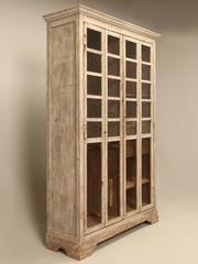 Italian Rustic Boatyard Mechanic Cabinet with Tools Original Paint Unrestored