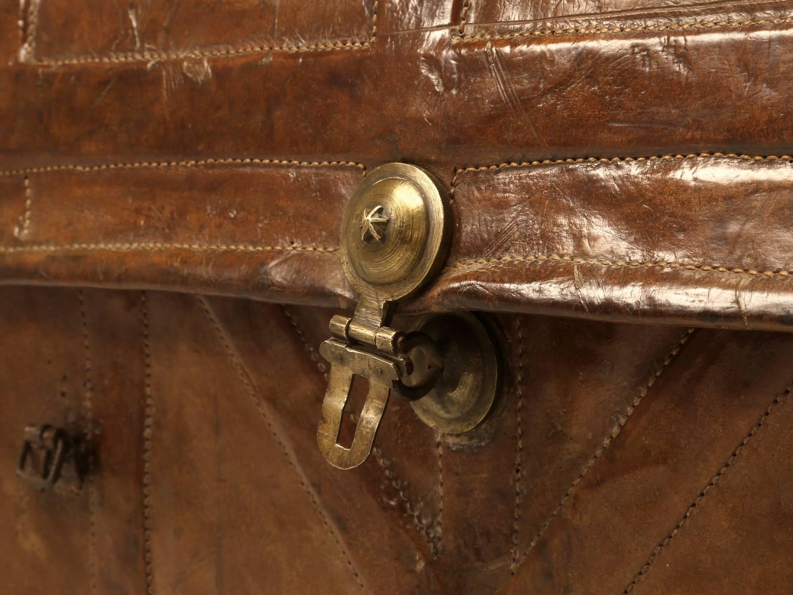 Antique Leather Trunk 2