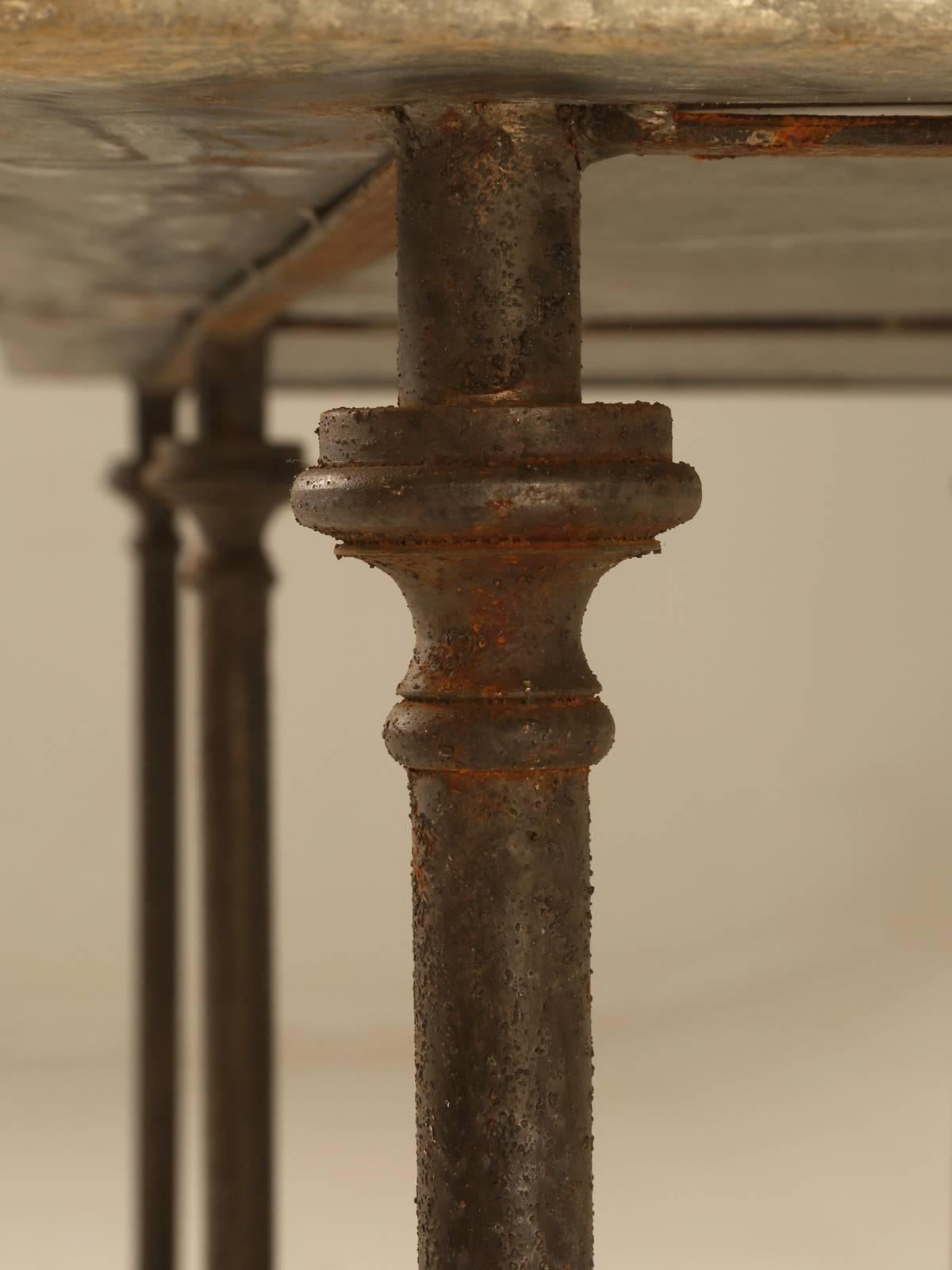 Industrial Style Steel Two-Tier Table 1