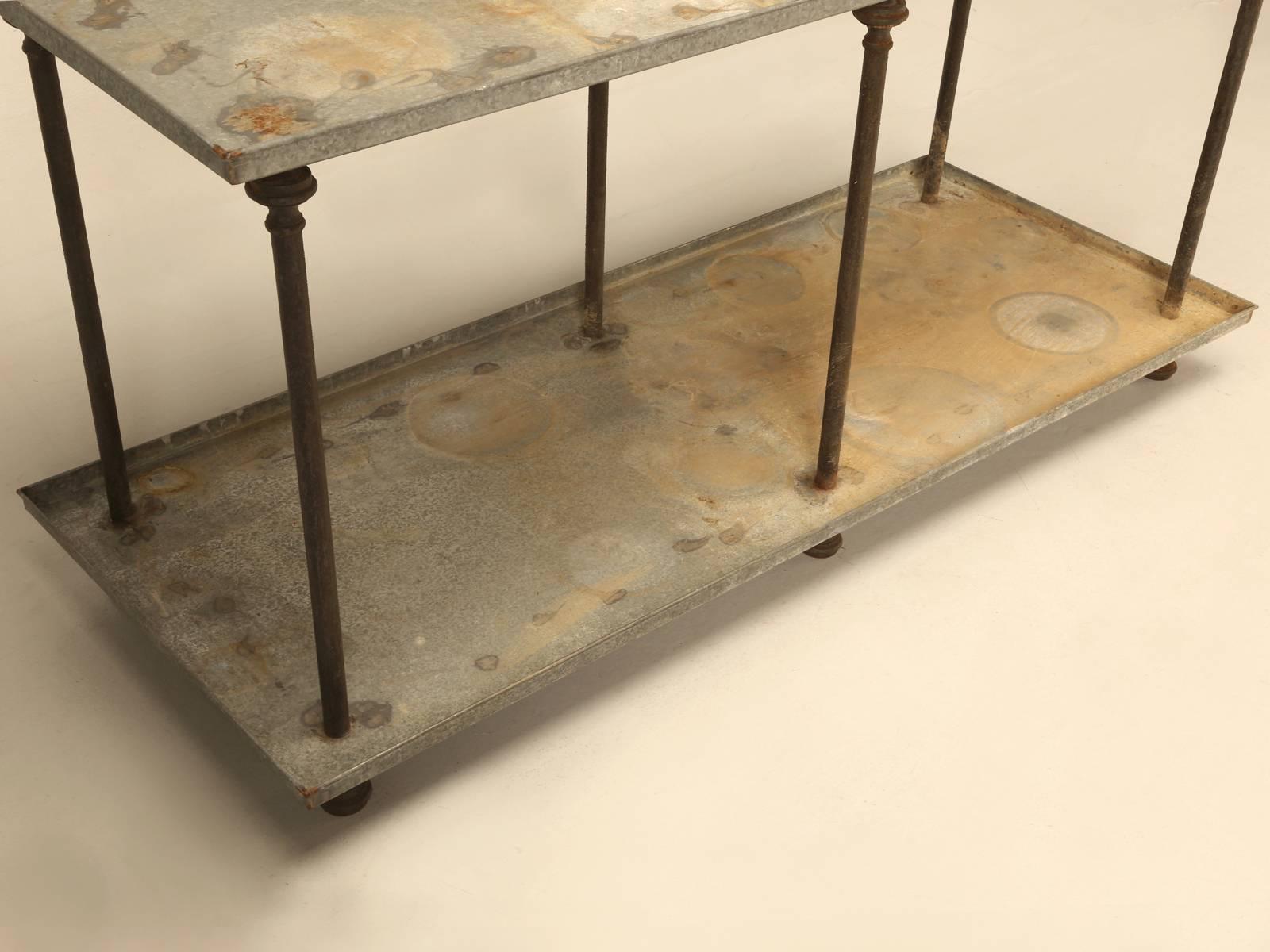 Industrial Style Steel Two-Tier Table 2