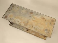 Industrial Style Steel Two-Tier Table