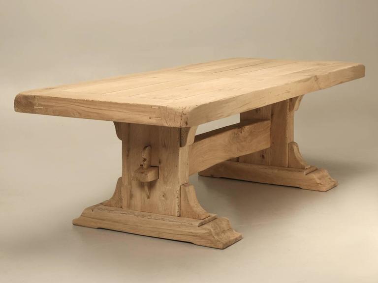 Antique French Oak Trestle Dining Table At 1stdibs Antique French Oak Trestle Dining Table