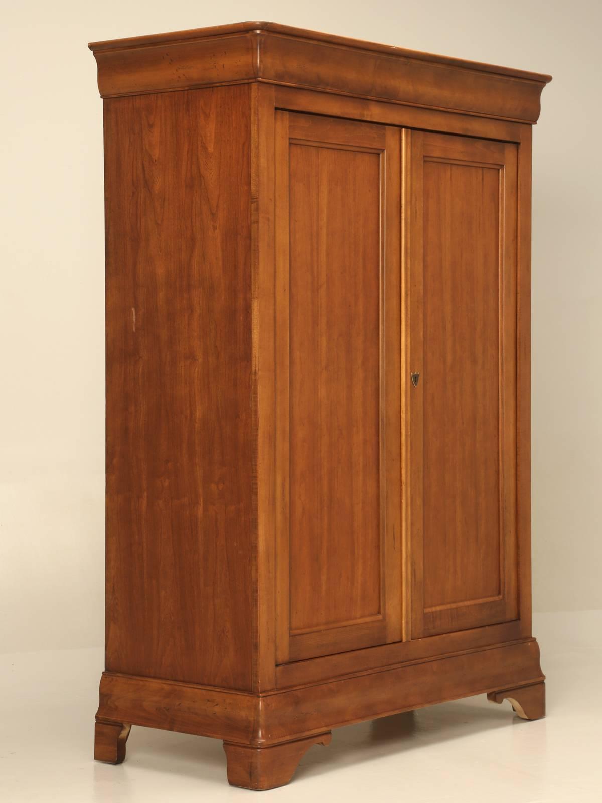 Purchased new at Marshall Fields in Chicago, this is a well-kept Mount Airy armoire, or wardrobe is actually what I think they called this model because of the fitted interior. Completely original and like all Mount Airy products, extremely