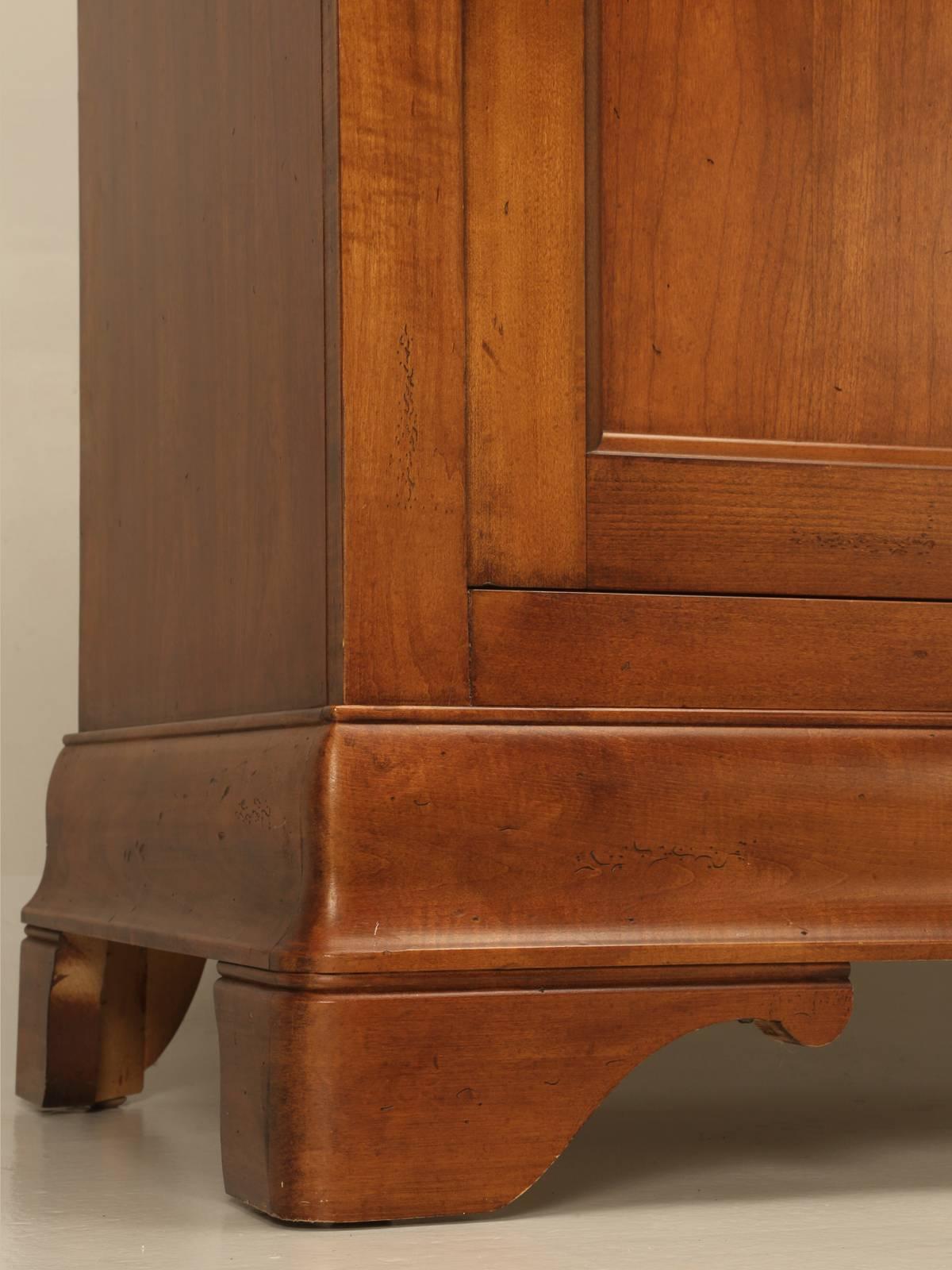 Late 20th Century Mount Airy Louis Philippe Style Wardrobe or Armoire