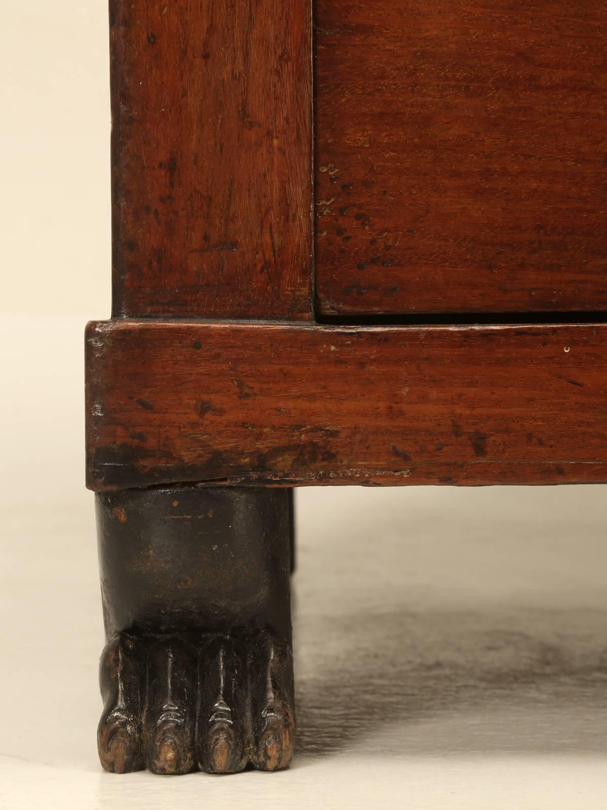 Antique French Commode with Paw Feet, circa Early 1800s 3