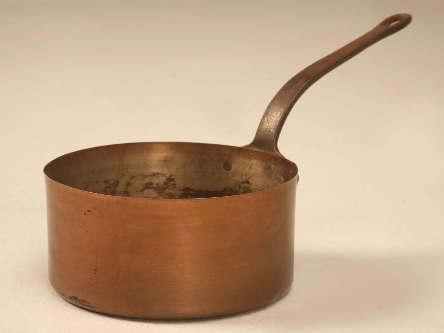Antique French Copper Pots and Pans For Sale at 1stdibs