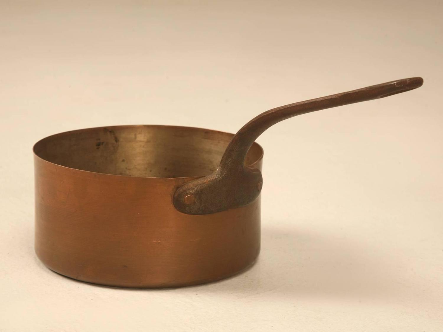 Antique French Copper Pots and Pans For Sale at 1stdibs
