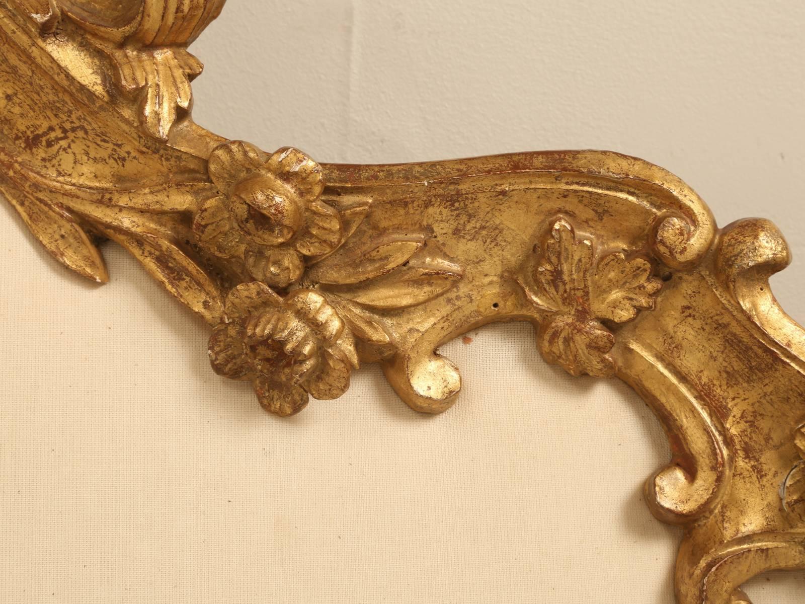 Rococo Antique Italian Gilded King-Size Headboard