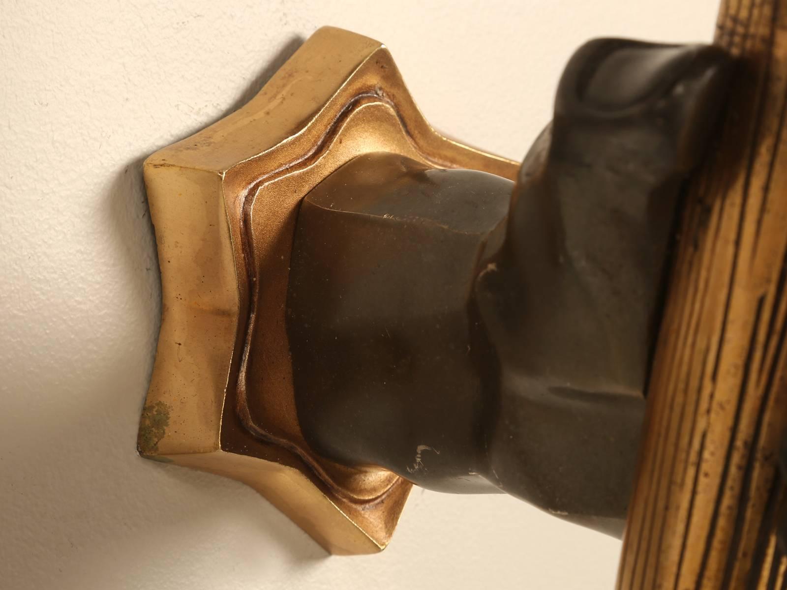 French Bronze Hand Sconces in the Style of Bagues 5