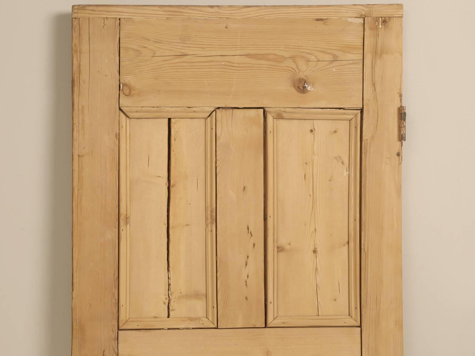 Country Antique Irish Stripped Pine Door